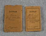 German Military Pass Soldbuch Artillery 1897