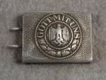 WWII German Heer Army Belt Buckle B&N 37