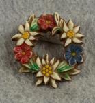 German Tinnie Edelweiss Wreath