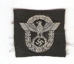  WWII German Police M43 Overseas Cap Hat Insignia