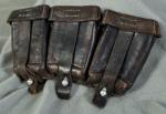 WWII German K98 Three Pocket Ammo Pouch 1939