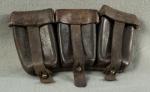 WWII German K98 Three Pocket Ammo Pouch 1940