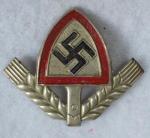 WWII German RAD Cap Insignia Pin