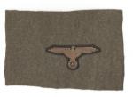 WWII German SS Sleeve Eagle Cut Off 