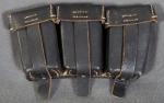 WWII German K98 Three Pocket Ammo Pouch