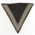 WWII German SS Sturmmann Rank Chevron Patch