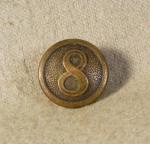 WWI German Uniform Button 8th Company