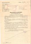 WWII German Tax Delinquency Notice Nurnberg 1939