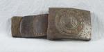 WWII German Army Heer Belt Buckle RS&S