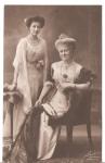 Postcard German Empress and Princess