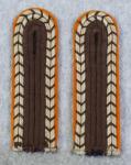 WWII Gendarmerie Police Shoulder Boards Pair