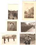 WWII German Picture Lot of 6 Soldiers w/ Helmets