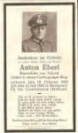 WWII German Death Card Russia