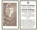 German Death Card Infantry Russia