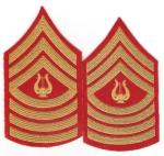 USMC Band Sergeant Major Chevrons