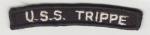 USS Trippe Rocker Patch