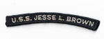 USS Jesse L. Brown USN Navy Patch Tab