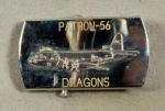 USN Navy Patron 56 Dragons Belt Buckle