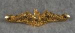 USN Gold Submarine Badge Navy