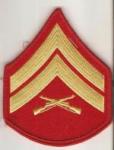 USMC Marine Corporal Rank Pair