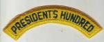 Patch Presidents Hundred Rocker Tab