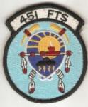 USAF 451st FTS Flight Patch