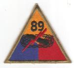 US Army Patch 89th Armored Tank Battalion 