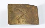 Camp Gill Japan Souvenir Belt Buckle 1950