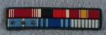 Korean War Service Ribbon Bar 6 Place Theater Made