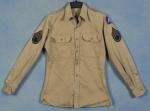 US Army Khaki Shirt 1950's 15x32