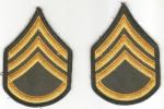 Vietnam Era Staff Sergeant Patches Pair