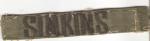 US Army Uniform Name Tape Theater Made