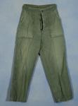 Early Vietnam Era Sateen Trousers 28x31