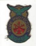 USAF Fire Protection Badge Patch