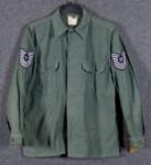 Early Vietnam Era Air Force Sage Green Field Shirt