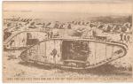 WWI Overseas Picture Postcard Allied Tank