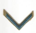 WWI Overseas Chevron Blue 6 Months Service