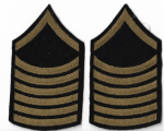 Unauthorized Army 1930's PFC Rank Insignia Pair