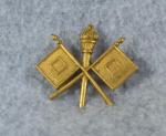 WWI era Army Collar Pin Insignia Officer Signals