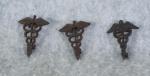 WWI Medical Officer Medic Insignia Pins x3