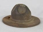 WWI Channon Emery Stove Campaign Hat Paper Weight