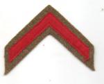 WWI Discharge Service Stripe Patch