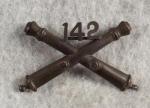 WWI 142nd Artillery Regiment Officer Insignia