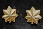 WWII Era Majors Rank Pin Set