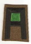 WWII 1st Army Detached Patch Felt