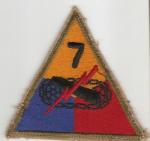 WWII Patch 7th Armored Division