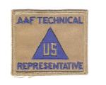 WWII Civilian AAF Technical Representative Patch