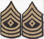 WWII 1st Sergeant Rank Patches