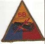 WWII 58th Armored Field Artillery Patch