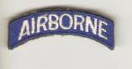 WWII Blue Airborne Division Patch Tab